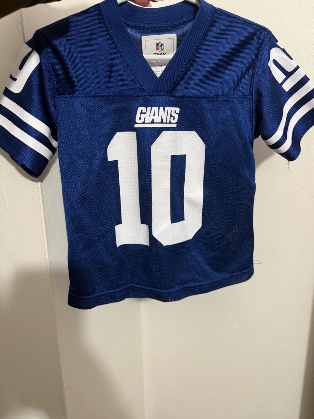 Giants Manning Blue Number 10 Football Jersey